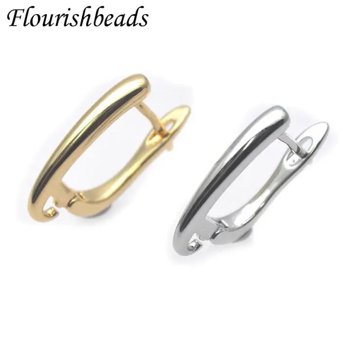 Boucles d'Oreilles Lisses Anti-Décoloration en Or 18k
