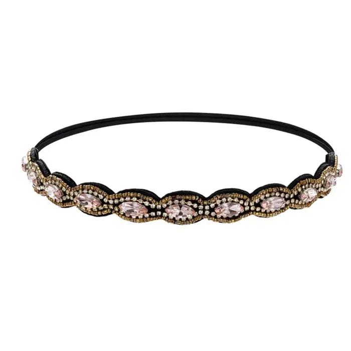 Ethnique Vintage bohème perles bandeau élastique bandeau cheveux accessoires