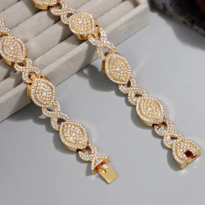 Collier chaîne maillons Marquise de luxe pour femme