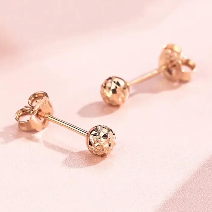 Boucles d'oreilles géométriques brillantes pour femmes