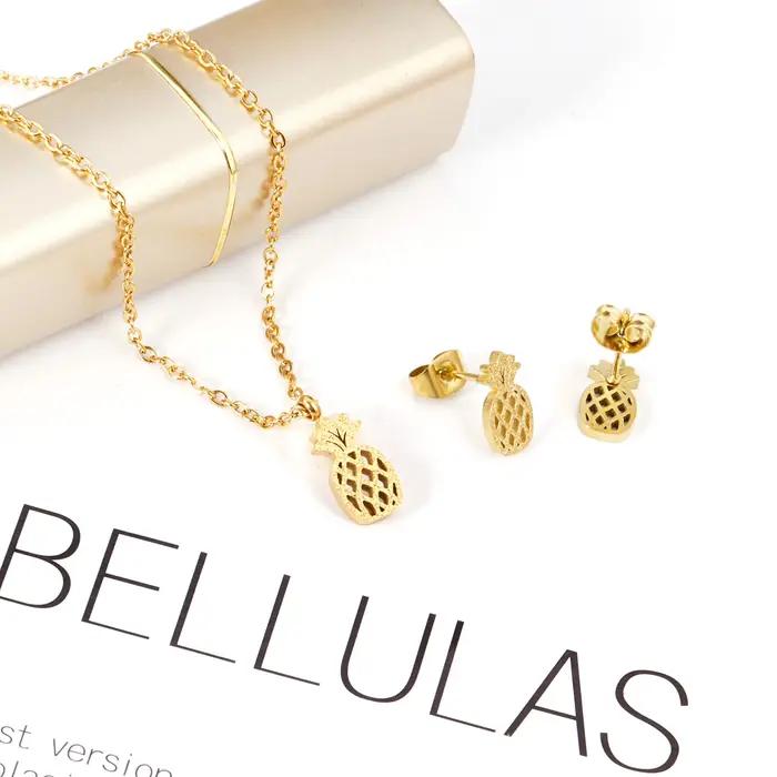 Petits ensembles de bijoux coréens pour femmes