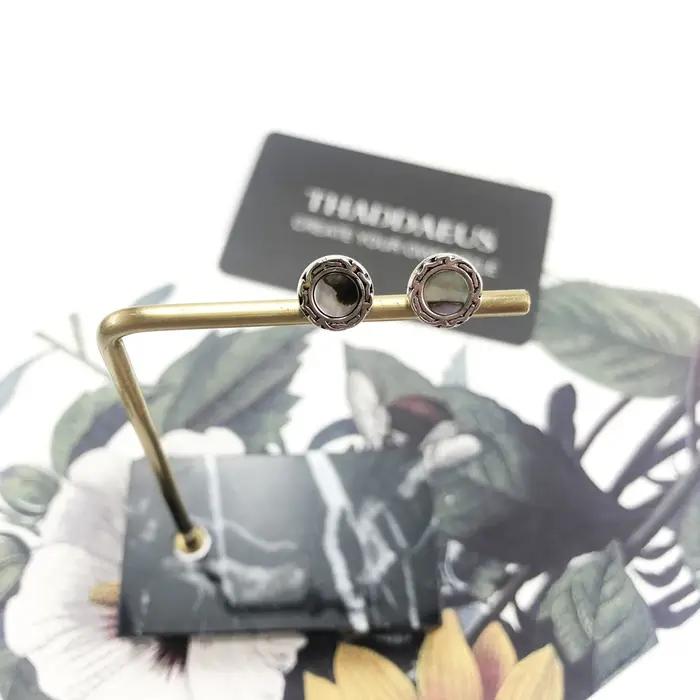 Abalone – boucles d'oreilles en nacre pour femme