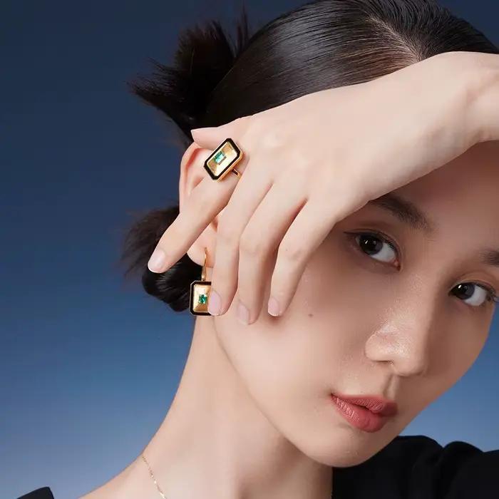 Ensemble de bijoux vintage Foydjew en zircone cubique pour femmes occasions spéciales partys soirées sociales