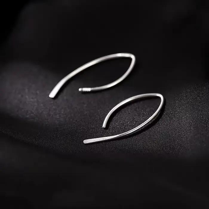 Boucles d'oreilles en argent Sterling 925 véritable pour femmes