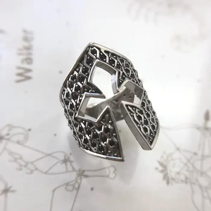 Bague de casque de chevalier