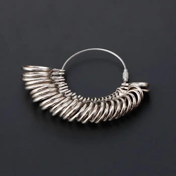 outil mesure taille bague metal americaine europe pour mariage classe ajustement precis artisanat bijoux