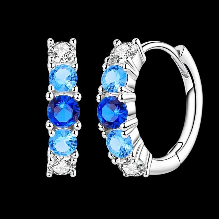 Boucles d'oreilles créoles en argent Sterling 925 pour femmes, nouvelle collection, cerise douce, fi