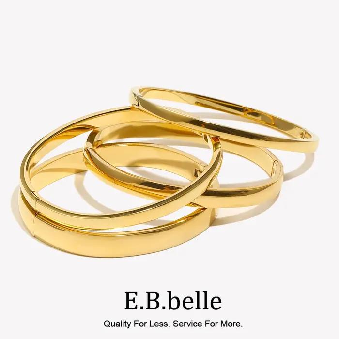 E.B.belle – bracelets de forme ovale