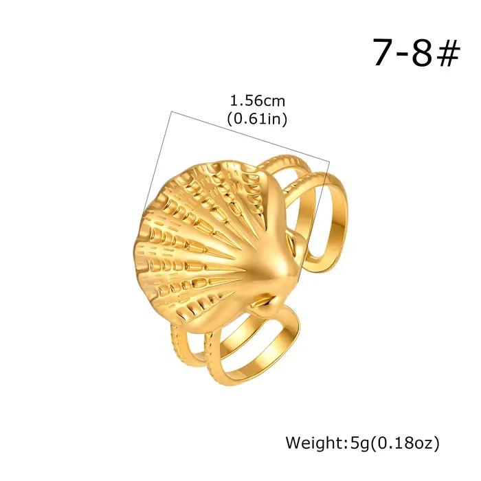 Bague Coquillage Océanique
