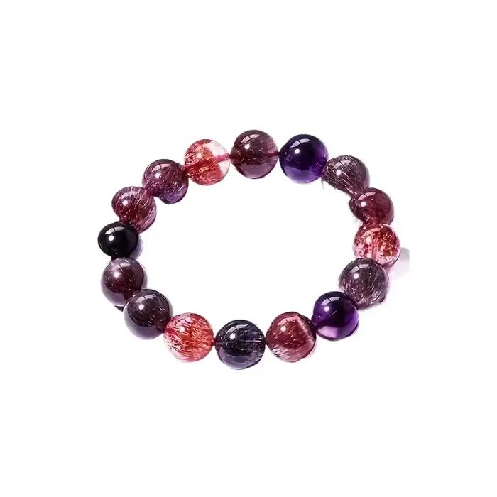 Bracelets en cristal pour hommes et femmes, accessoires perlés faits à la main