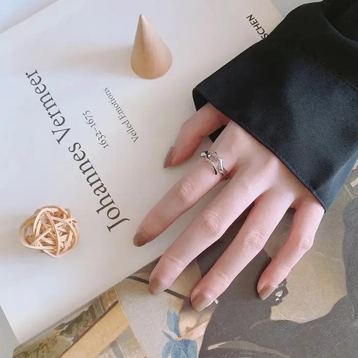 Bagues esthétiques en argent Sterling 925 pour femmes