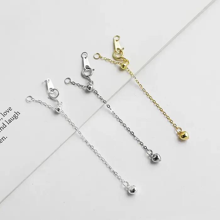 Extension de collier en argent Sterling 925