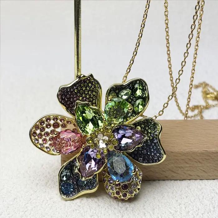 Collier de haute bijoux Original en cristal éblouissant