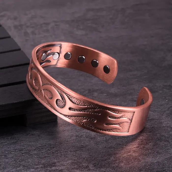Bracelets magnétiques en cuivre pour hommes