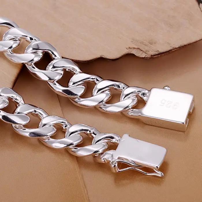 Bracelet en argent Sterling 925 design noble bracelet à breloques pour femmes élégance intemporelle soirée gala mariage