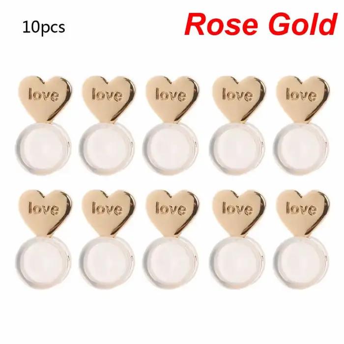 Boucle d'Oreille à Coeur Hypoallergénique avec Système de Verrouillage Sécurisé Pour Femmes Occasions Spéciales Anti-Flexion Élégante