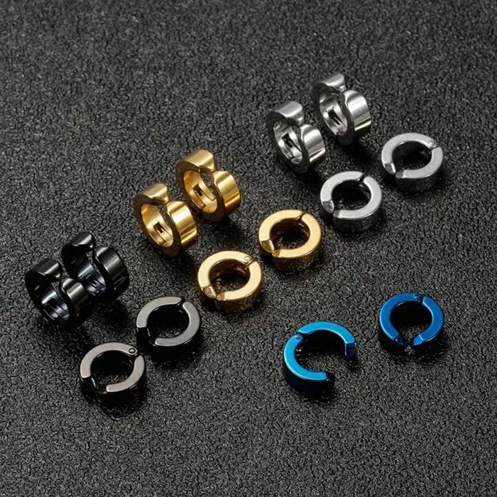 1 paire de boucles d'oreilles à Clip d'oreille Non percées