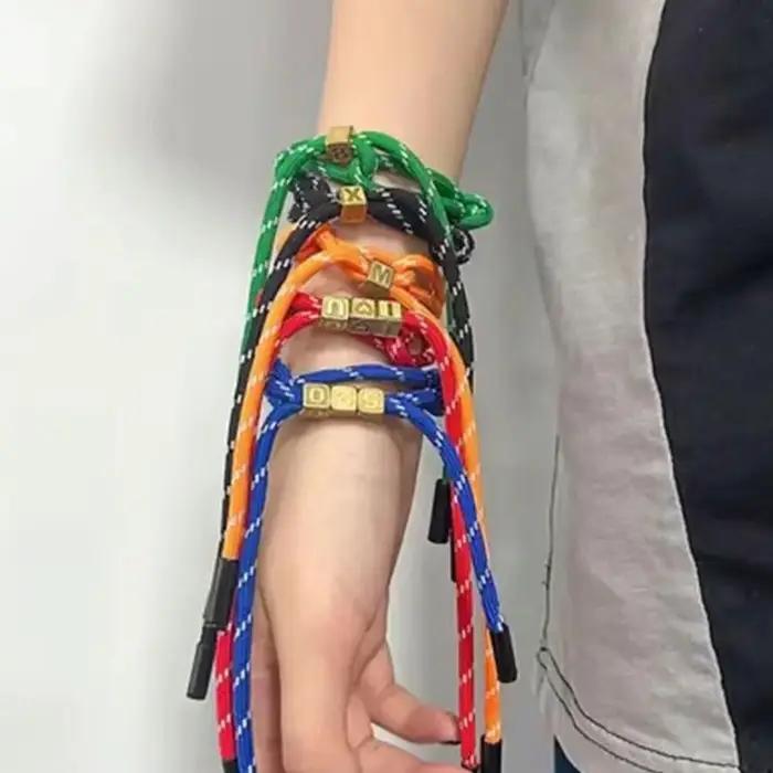Bracelet d'été en ULde nylon tressée pour couple
