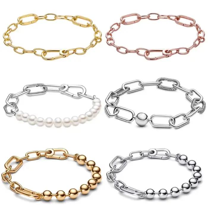 925 argent Sterling Original moi Bracelet ajustement marque moi perles breloque mode
