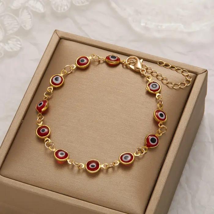 Bracelet porte-bonheur turquie mauvais œil pour femmes et hommes