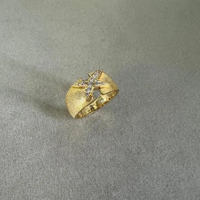 Bague étoile en argent sterling 925 pour femme
