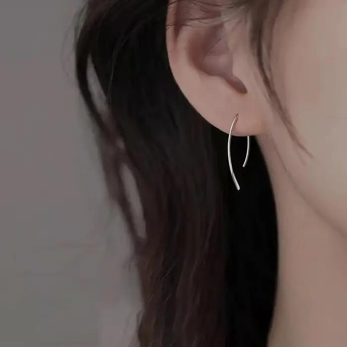 Boucles d'oreilles en argent Sterling 925 véritable pour femmes