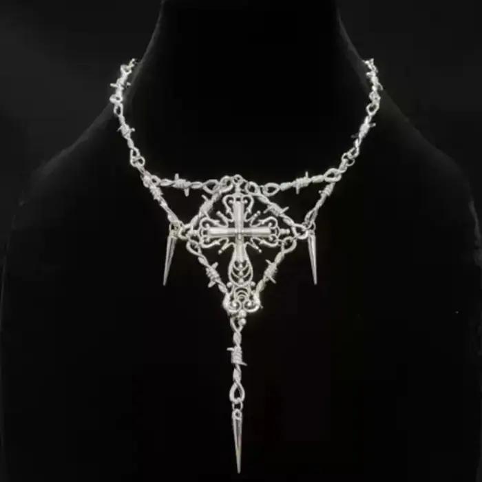 Collier Croix Gothique pour Femme et Homme