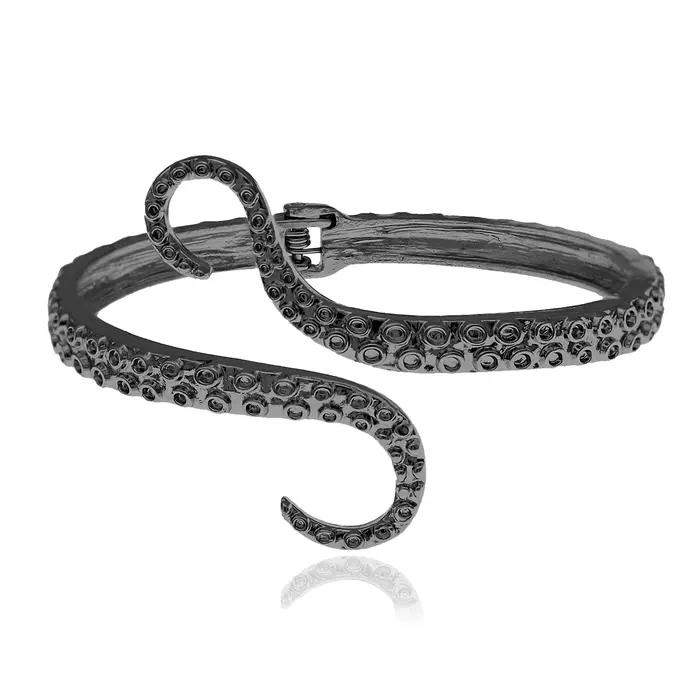 Bracelet à manchette ouverte Pieuvre simple pour hommes et femmes