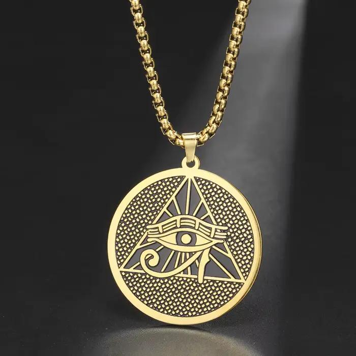 Collier double face du dieu égyptien Anubis