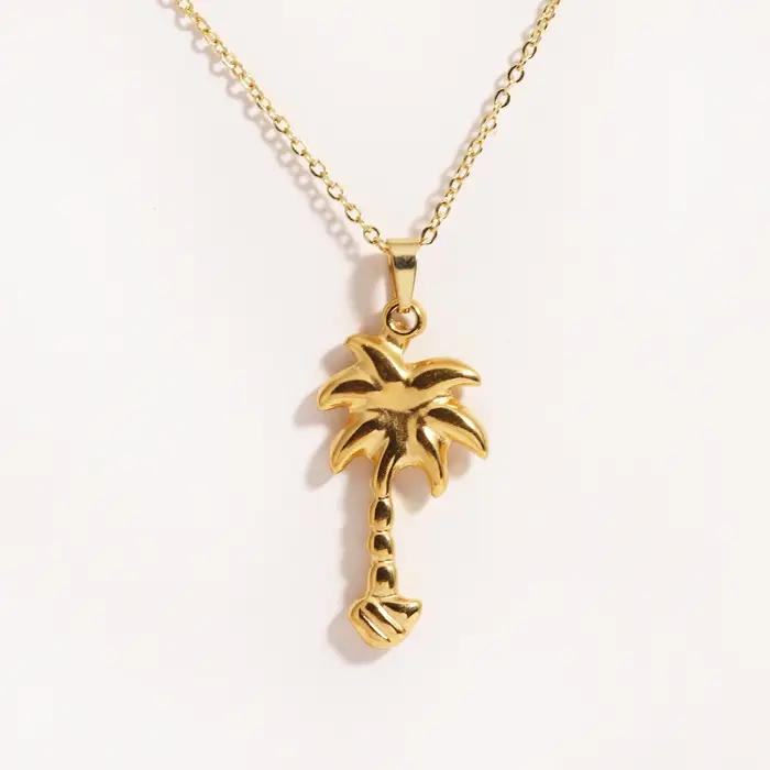 Collier en acier inoxydable avec pendentif naturel pour femmes occasions spéciales élégantes soirée chic soirée de charité cadeau surprise