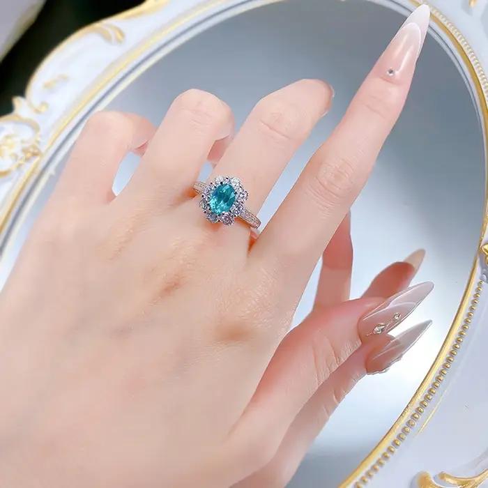 Wong Rain – bague en argent sterling 100% 925