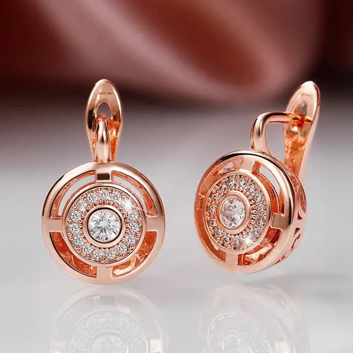 Huitan – boucles d'oreilles au Design Unique pour femmes