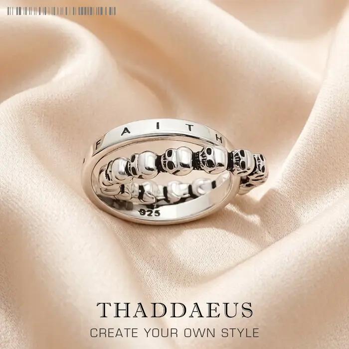 Bague crâne, amour, foi, espoir 2022, tout nouveau bijou fin Vintage pour femmes et hommes, cadeau e