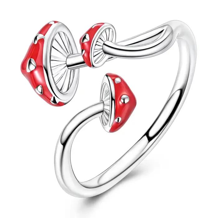 Bague en argent sterling 925 sertie de zirconium blanc élégante à offrir pour femme occasions spéciales engagement💍