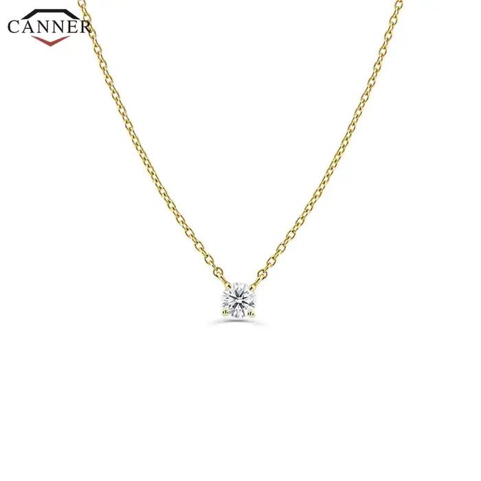 CANNER – Collier ras de cou en argent sterling 925 pour femme