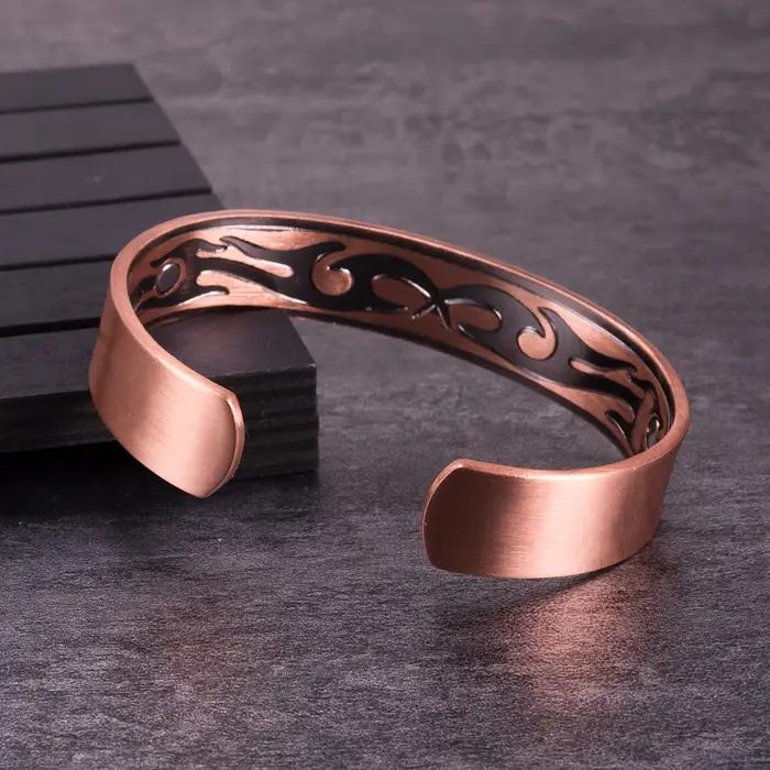 Bracelets magnétiques en cuivre pour hommes