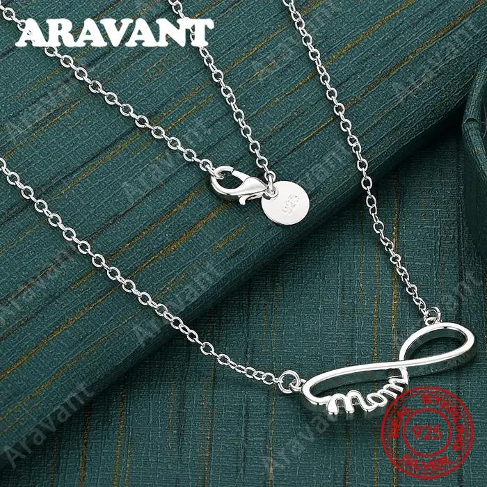 Collier avec pendentif en forme de huit en argent sterling 925, style vintage, accessoire personnali