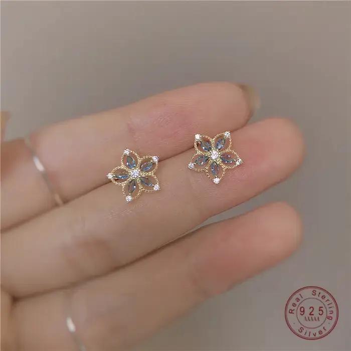 Boucles d'oreilles en argent Sterling 925