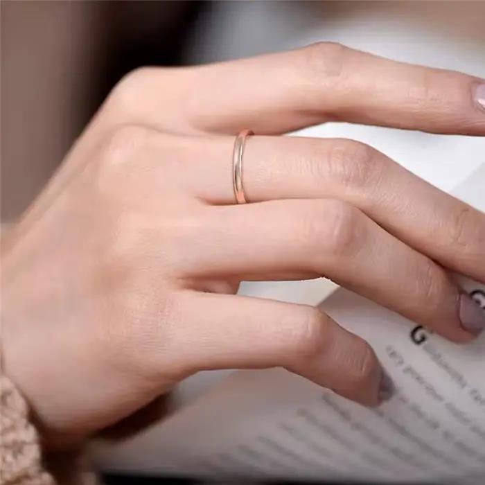 Bague en tungstène TIGRADE pour femmes, classique, argent noir or rose, tracker de fitness, pour événements et quotidien