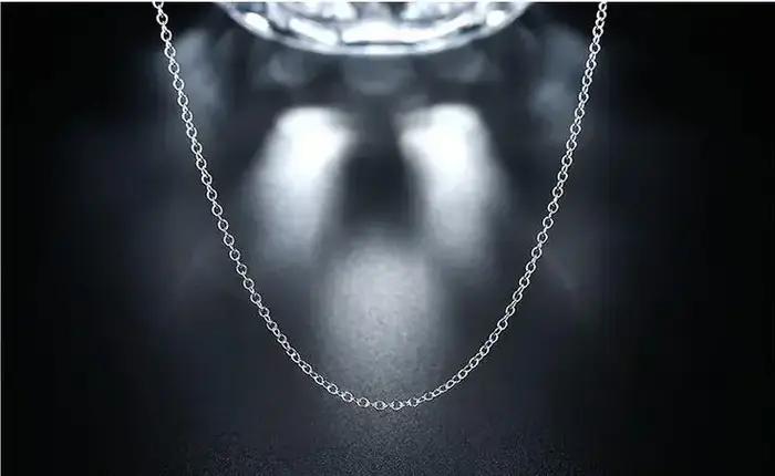 Promotion 10 pièces/lot! Collier en argent sterling 925