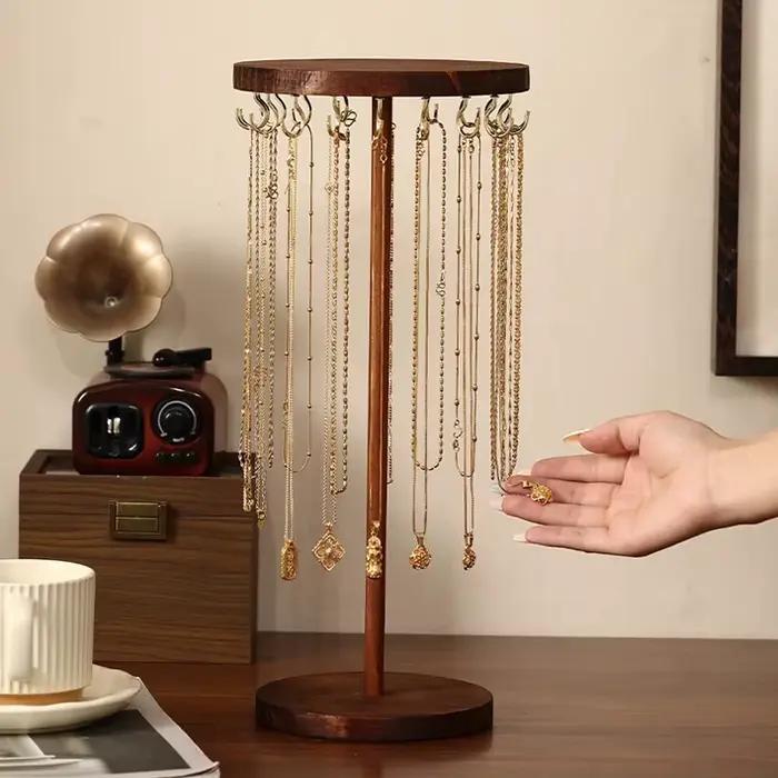 Support porte-bijoux, support organisateur de colliers