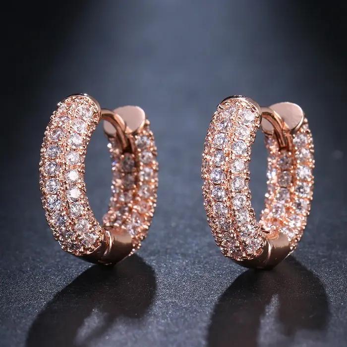 Emmaya – boucles d'oreilles élégantes en zircone