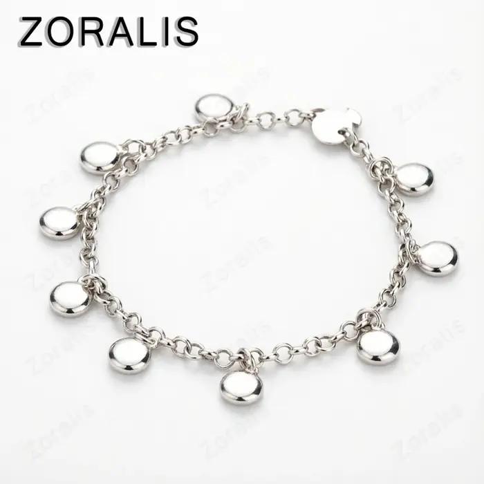 Bracelet en or 18 carats de haute qualité, chaîne oblongue, bracelets pour femmes, bijoux classiques