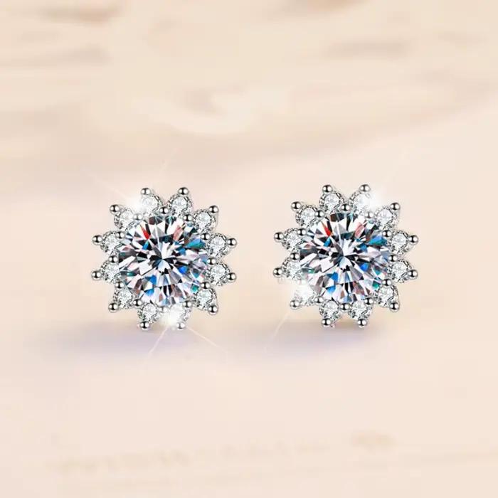 Ensemble de bijoux en argent regardé 925 pour femme