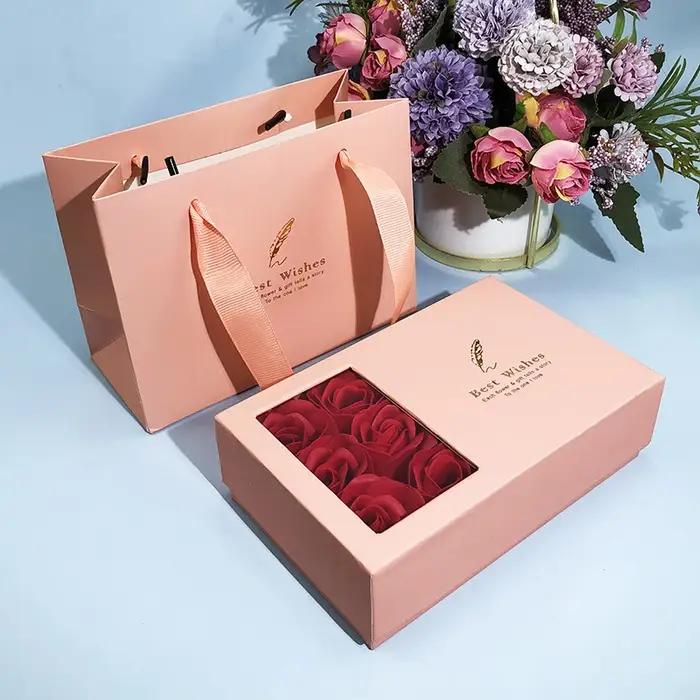 Boîte à bijoux Je T'aime boîte cadeau fleur boîte rangement bijoux boîte de présentation coffret cadeau bijoux occasion spéciale cadeau romantique mariage anniversaire saint-valentin