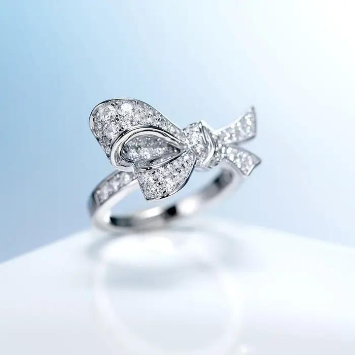Bague en argent pur pour femme