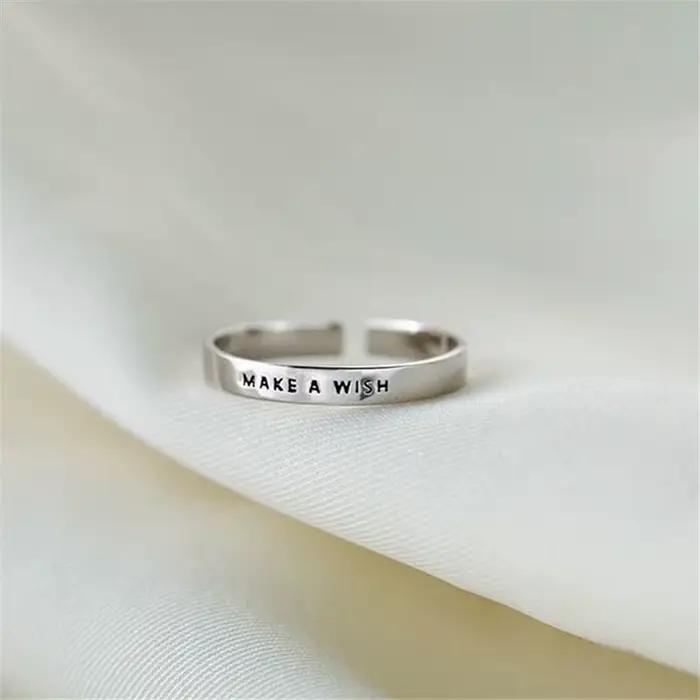 Bagues réglables en argent Sterling 925 pour femmes