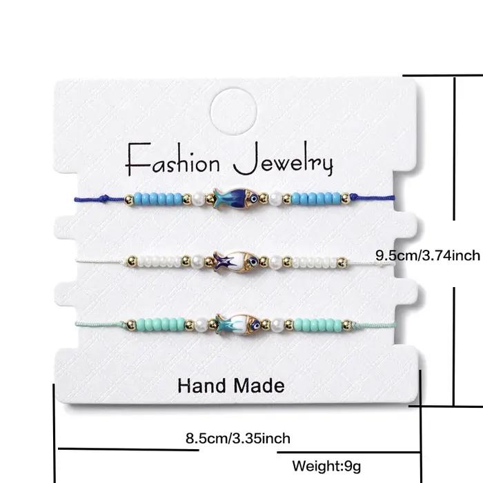 Nouvelle Collection : Ensemble de 3 Bracelets Empilables en Perles Légères et Confortables – Accessoires Décontractés