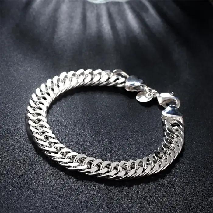 Bracelet en argent Sterling 925 pour femmes et hommes