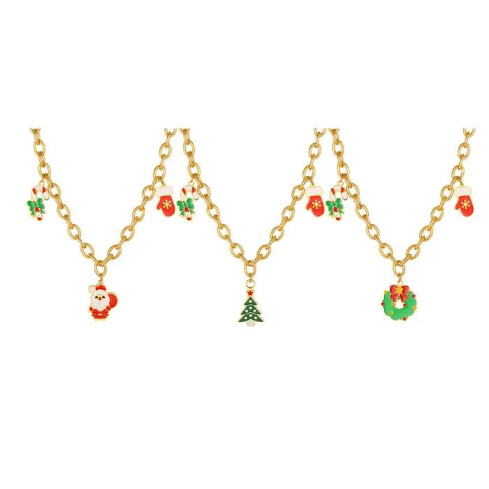 Collier minimaliste en forme de goutte d'eau creuse